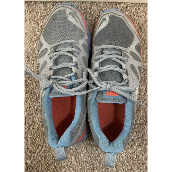Nike Flex Trail Shield Womens Running Shoe Size 8.5 Stealth Grey Blue 537696-004 - Picture 9 of 10